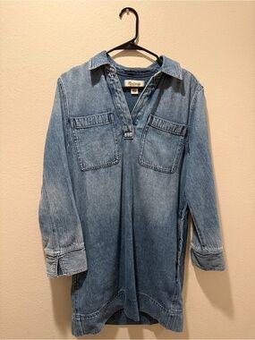 denim boxy dress in essex wash Madewell | Dresses | Madewell Boxy Sleeveless Denim Shift Dress Essex Wash  Dark Indigo Mini Size 0